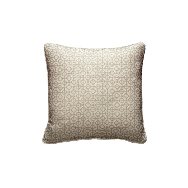 Andrew Martin Burlington Geometric Feather Reversible Throw Pillow